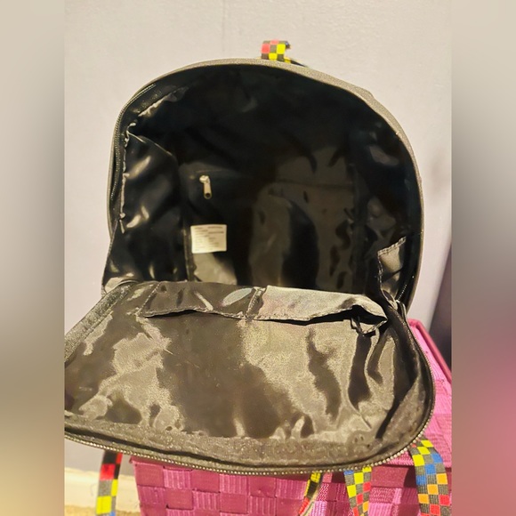 Black Multi Color Mini Backpack - Picture 8 of 8
